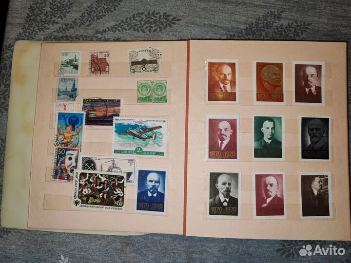 Альбом с марками СССР и др.стран