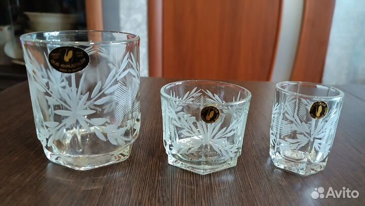 Стаканы, стопки Гусь-Хрустальный СССР