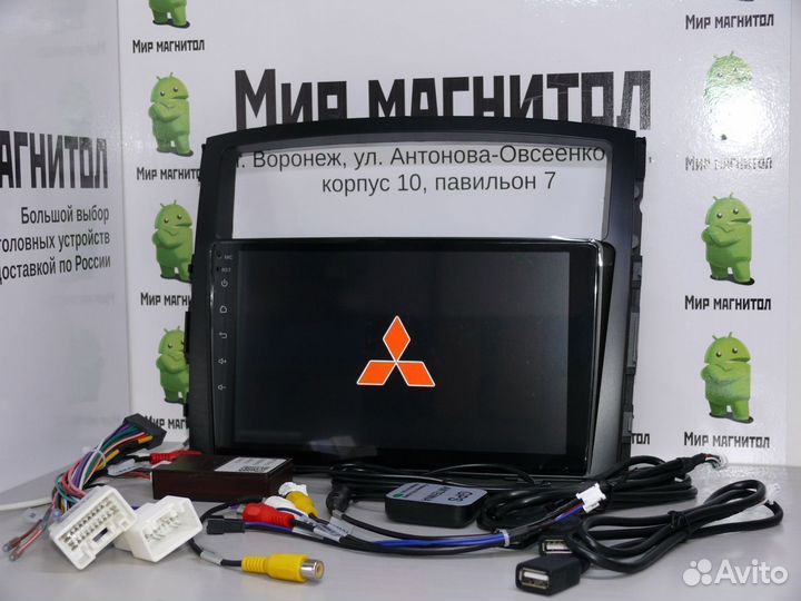 Магнитола android Mitsubishi Pajero 2006-2014