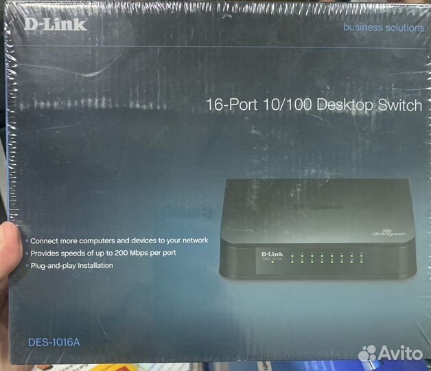 Коммутатор d link des 1016a