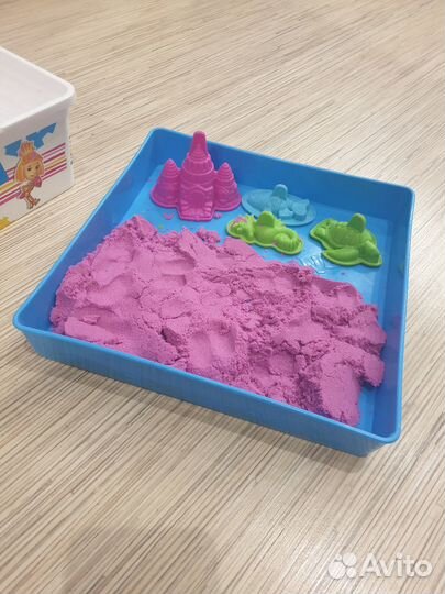 Кинетический песок с песочницей
