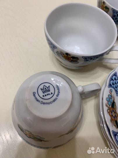 Чайный сервиз гдр кахла