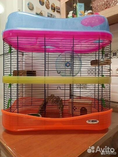 Песок для грызунов Little One 1кг и Большая Клетка