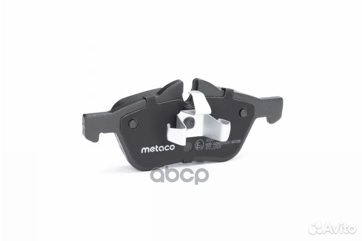 Колодки тормозные передние к-кт metaco 3000-463