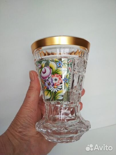 Ваза хрусталь bohemia