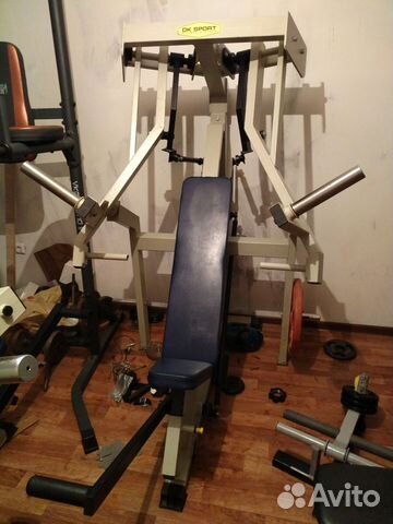 Тренажер рычажный жим от груди DKsport