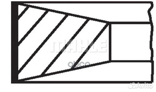 Комплект поршневых колец 04007V0 Mahle/Knecht