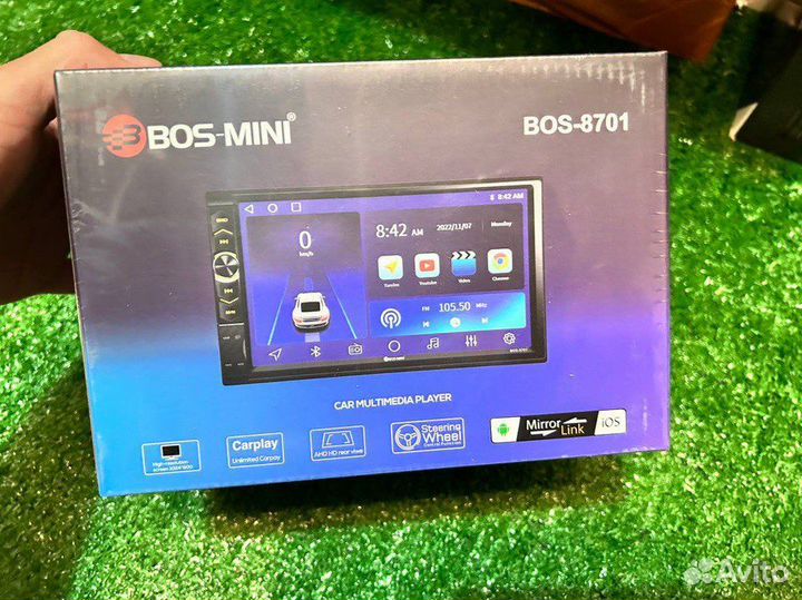 Магнитола андроид 2/32 7дюймов с крутилкой