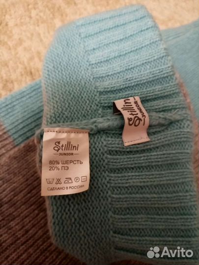 Комплект шапка и шарф для девочки