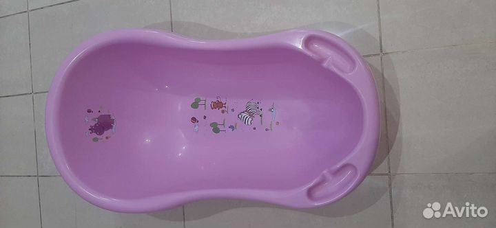 Детская ванночка для купания со стульчиком