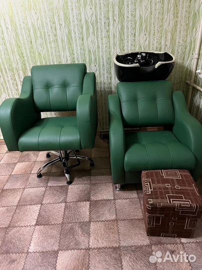 Парикмахерская мойка с креслом Волна