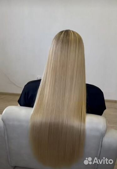 Кератиновое выпрямление волос