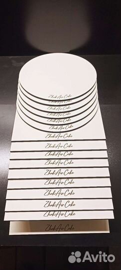 Подложки для торта 3мм 6мм Сатиновые