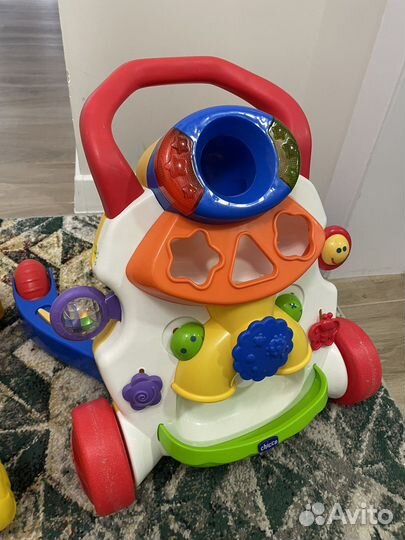 Ходунки каталка толокар chicco