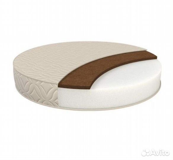 Матрас детский круглый 75*75