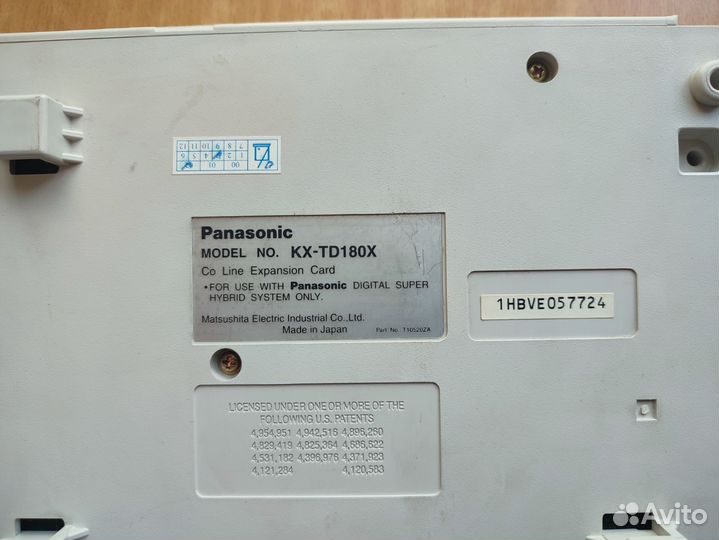 KX-TD180X 4 внешних линии для атс Panasonic