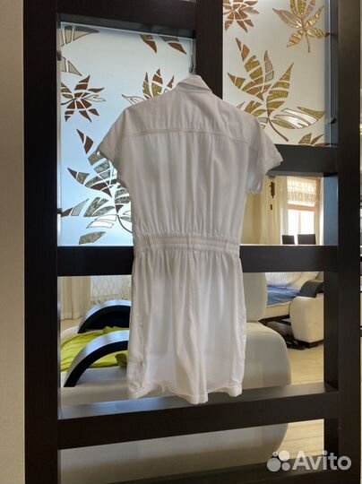 Комбинезон белый джинсовый 42-44