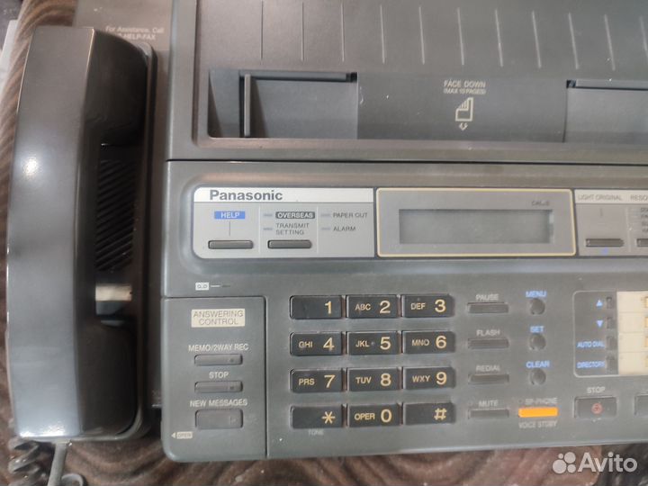 Телефон факс panasonic