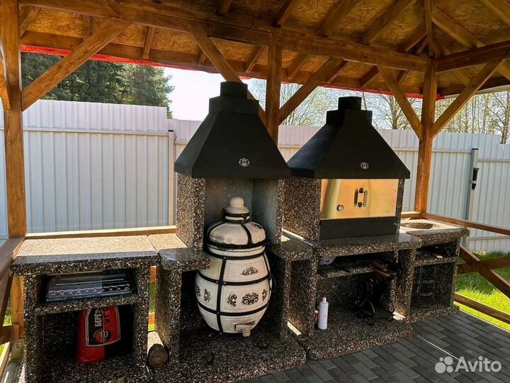 Барбекю комплекс, печи барбекю