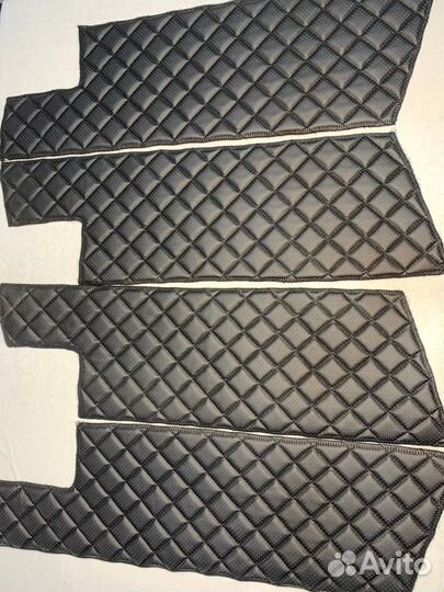 Вставки в двери из экокожи на Приору (4 шт )