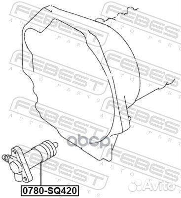 Цилиндр сцепления рабочий suzuki grand vitara 0