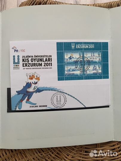 Марки открытки из Турции