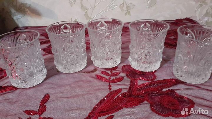 Фужеры хрустальные СССР и хрусталь