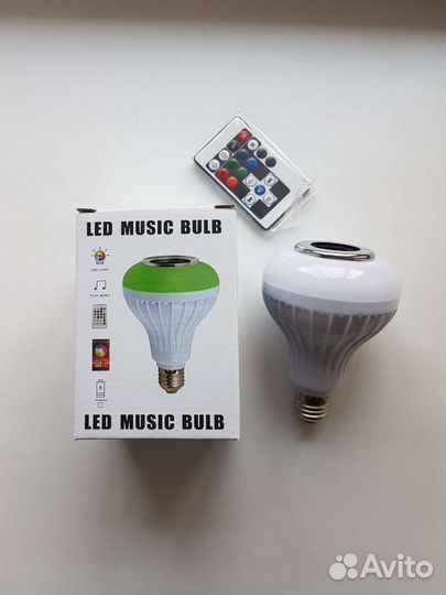 Лампочка - колонка светящаяся новая