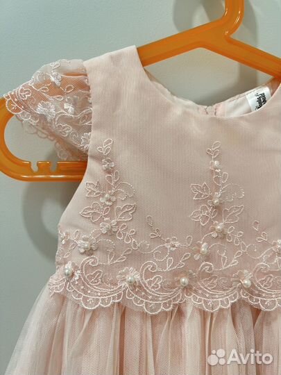 Нарядное платье на девочку 80 размер