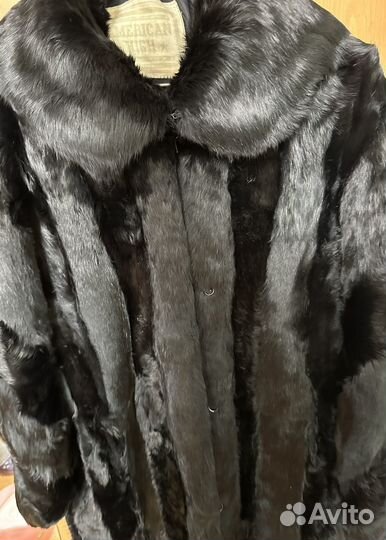 Шуба женская натуральная из кролика