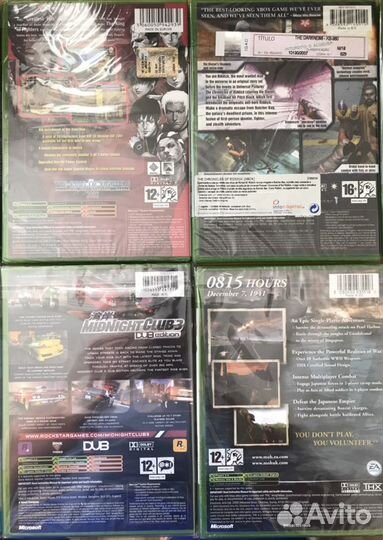 Игра для приставки xbox original sealed