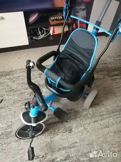 Велосипед коляска с ручкой