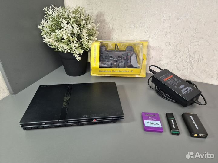 Sony PS2 Slim fmcb много игр