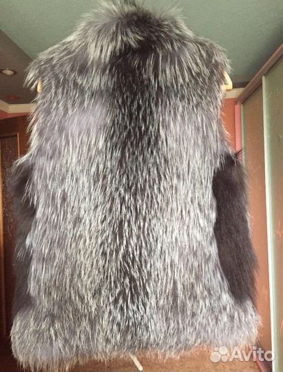 Жилет из чернобурки