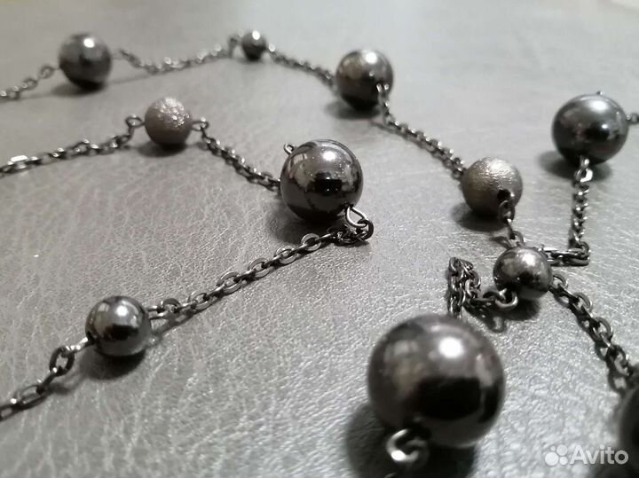 Бусы из бижутерного сплава