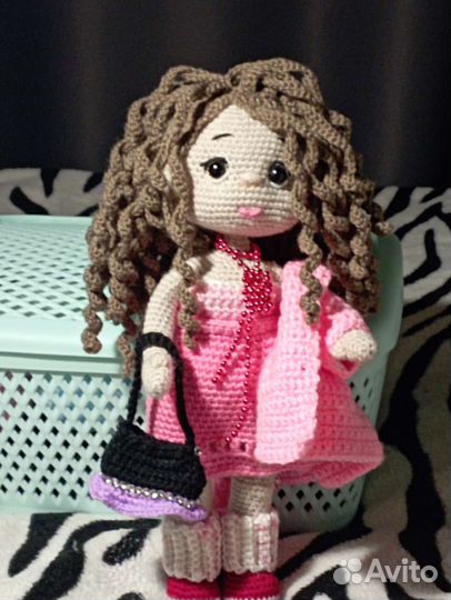 Кукла ручной работы с, одежда съемная, каркас в р