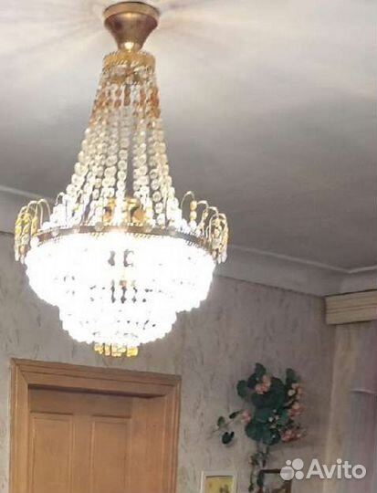 Хрустальная люстра СССР