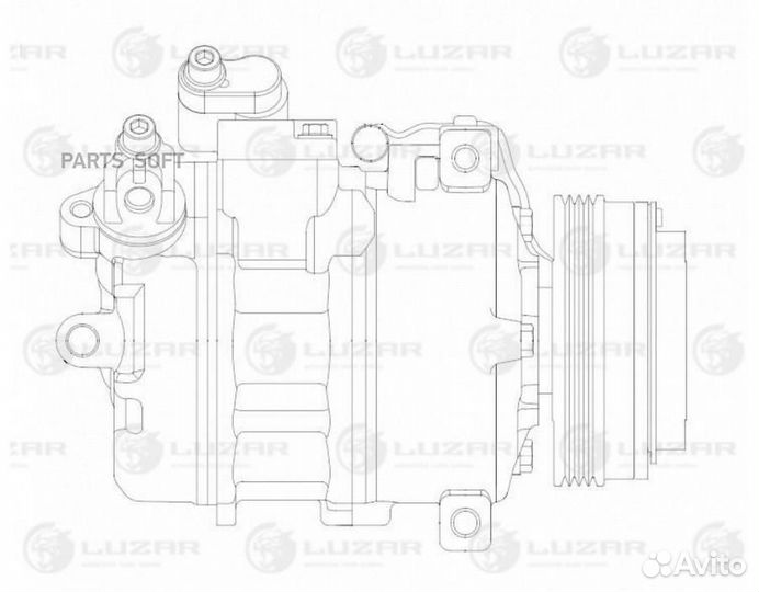 Luzar lcac 2683 Компрессор кондиционера BMW E39/E3