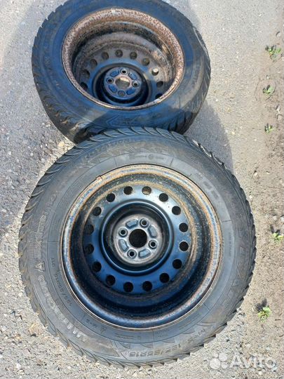 2 колеса 195/65 R15 goodyear ultra grip extreme