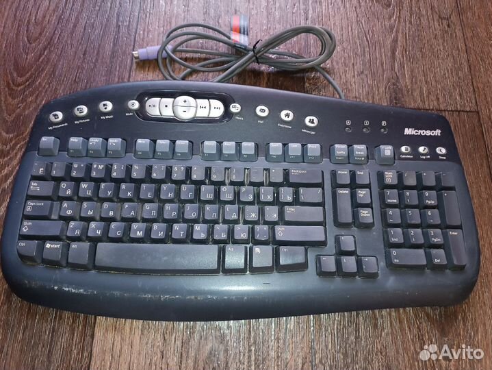 Клавиатура с круглым разъёмом PS/2