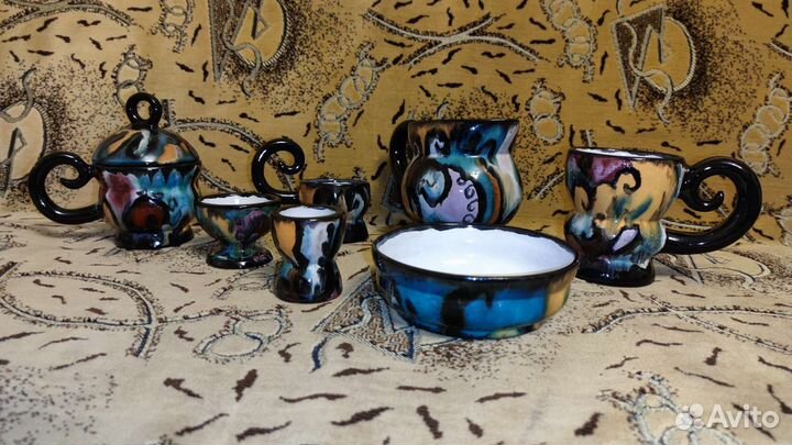 Новый сувенирный комплект посуды ссср. 1981г