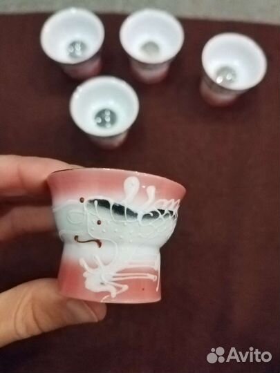 Рюмки в японском стиле винтаж, с секретом