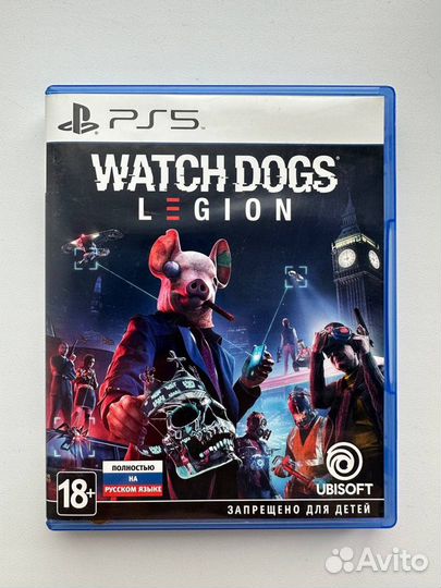 Watch Dogs Legion ps5 диск