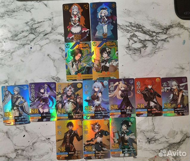 Карточки по геншин инпакт