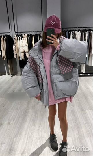 Пуховик зимний женский