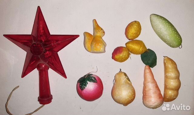 Игрушки ёлочные СССР