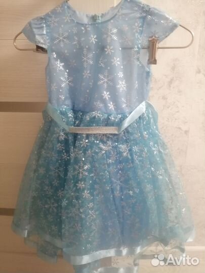 Платье для девочки новогоднее
