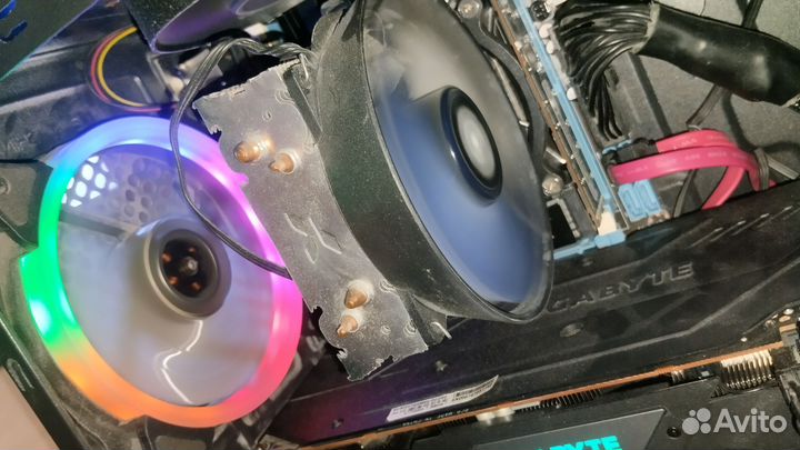 Комплект мать процессор оперативная память и башня