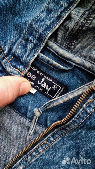 Джинсовая куртка Gee Jay, на молнии, размер 24