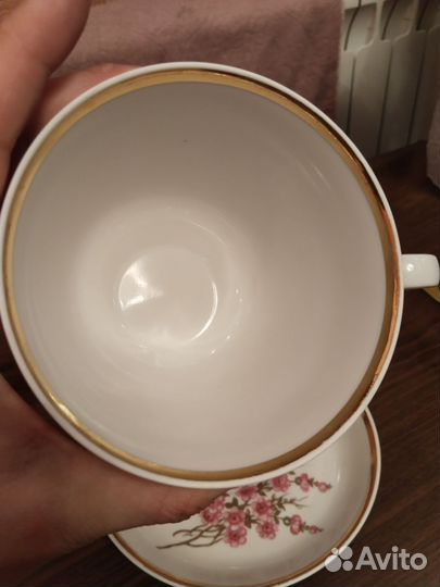 Чайная пара гигант сакура дулево СССР